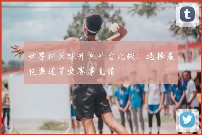 世界杯买球开户平台比较:选择最佳渠道享受赛事竞猜