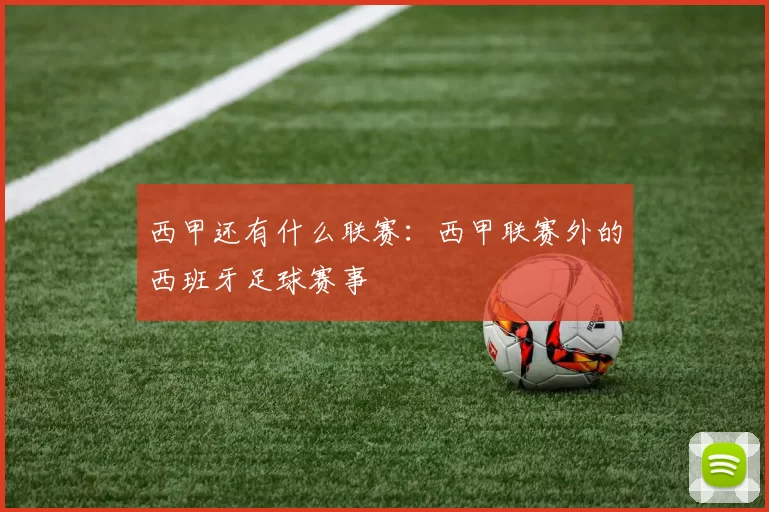 西甲还有什么联赛:西甲联赛外的西班牙足球赛事